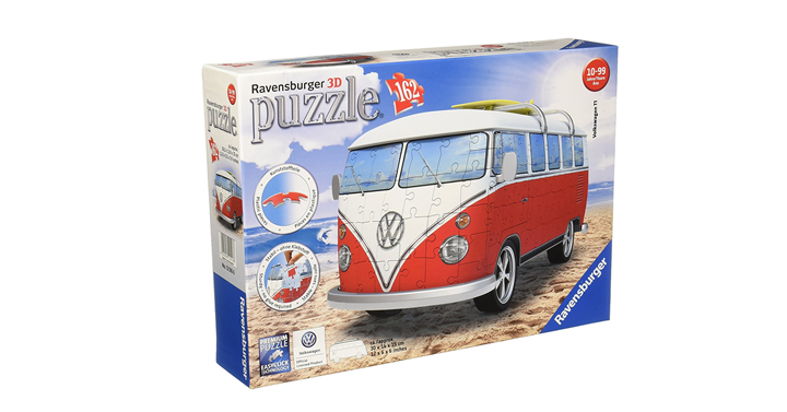 Ravensburger Volkswagen T1 Campervan -162 Piece 3D Puzzle – Just $23.78!