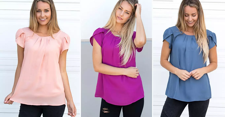 Tulip Sleeve Blouse Blowout – Only $12.99!