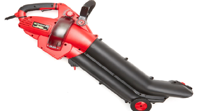 EARTHWISE 12-Amp Corded 3-in-1 Wheeled Blower, Vacuum and Mulcher Only $54.99 Shipped! (Reg. $90)