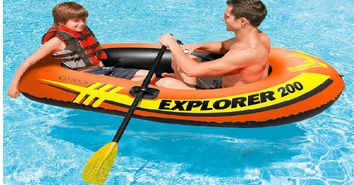 Intex Explorer 200, 2-Person Inflatable Boat Only $16.69! (Reg. $32)