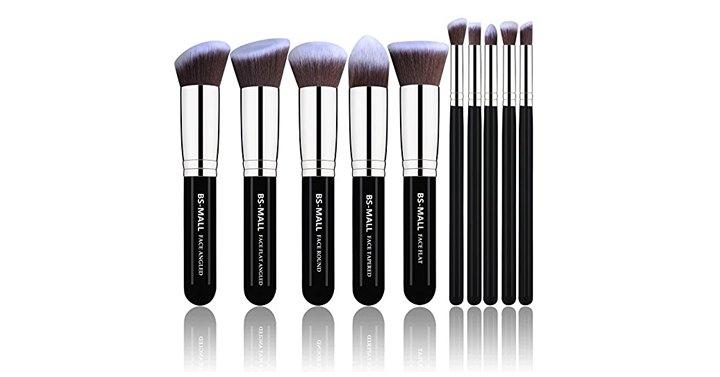 Kabuki Makeup 10 Brushes Set – Just $7.99!