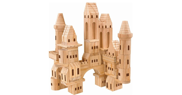 FAO Schwarz Wood Castle Building Set – Just $14.99!