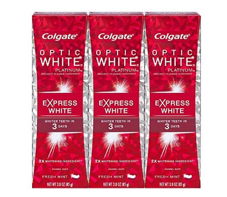 Colgate Optic White Express White Whitening Toothpaste – 3 ounce (3 Pack) – Only $11.23!