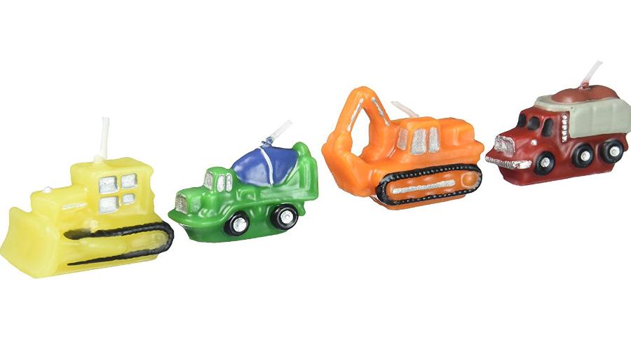 Construction Vehicles Birthday Candles – Only $3.74!