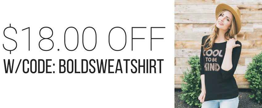 Cents of Style Bold & Full Wednesday! Fun Bold Sweatshirts – $18.00 off! FREE SHIPPING!