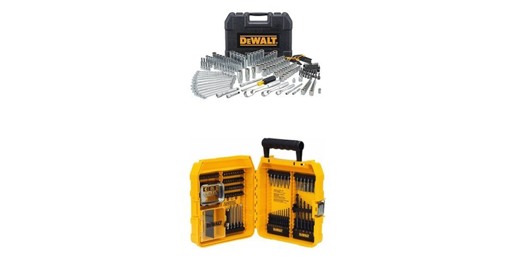DEWALT 247Pc Mechanics Tool Set with 80-Piece Professional Drilling/Driving Set – Just $173.00!
