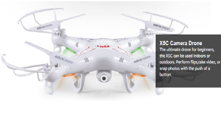 SYMA 6 Axis Gyro HD Camera RC Quadcopter with 2.0MP Camera Only $23.89! Great Reviews!