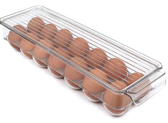 Greenco Stackable Refrigerator Egg Storage Bin With Lid – Only $7.98! *Add-On Item*
