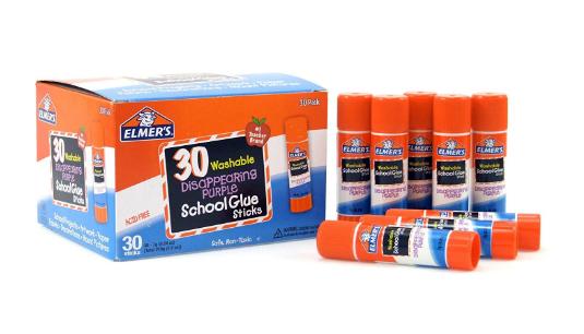 Elmer’s Disappearing Purple School Glue, Washable, 30 Pack – Only $6.84! *Add-On Item*