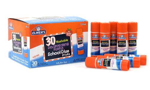 Elmer’s Disappearing Purple School Glue, 30 Pack – Only $7.88!