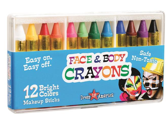 Dress Up America Face Paint Safe & Non-Toxic Face and Body Crayons – Only $3.99!