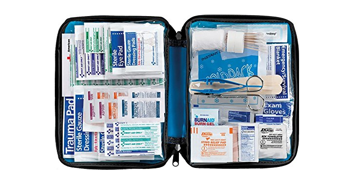 299-Piece First Aid Kit – Soft Case with Zipper – Just $14.88!