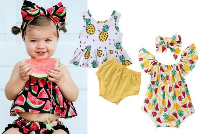 Fruity Rompers & Sets for Girls – Only $10.99!