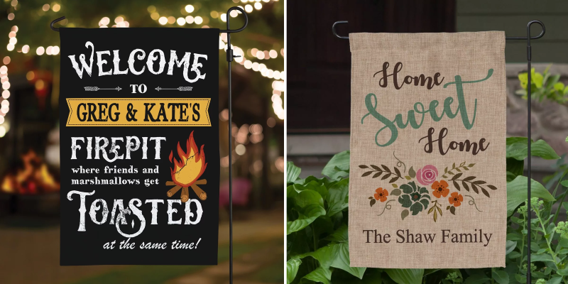 Personalized Garden Flags Only $9.99!