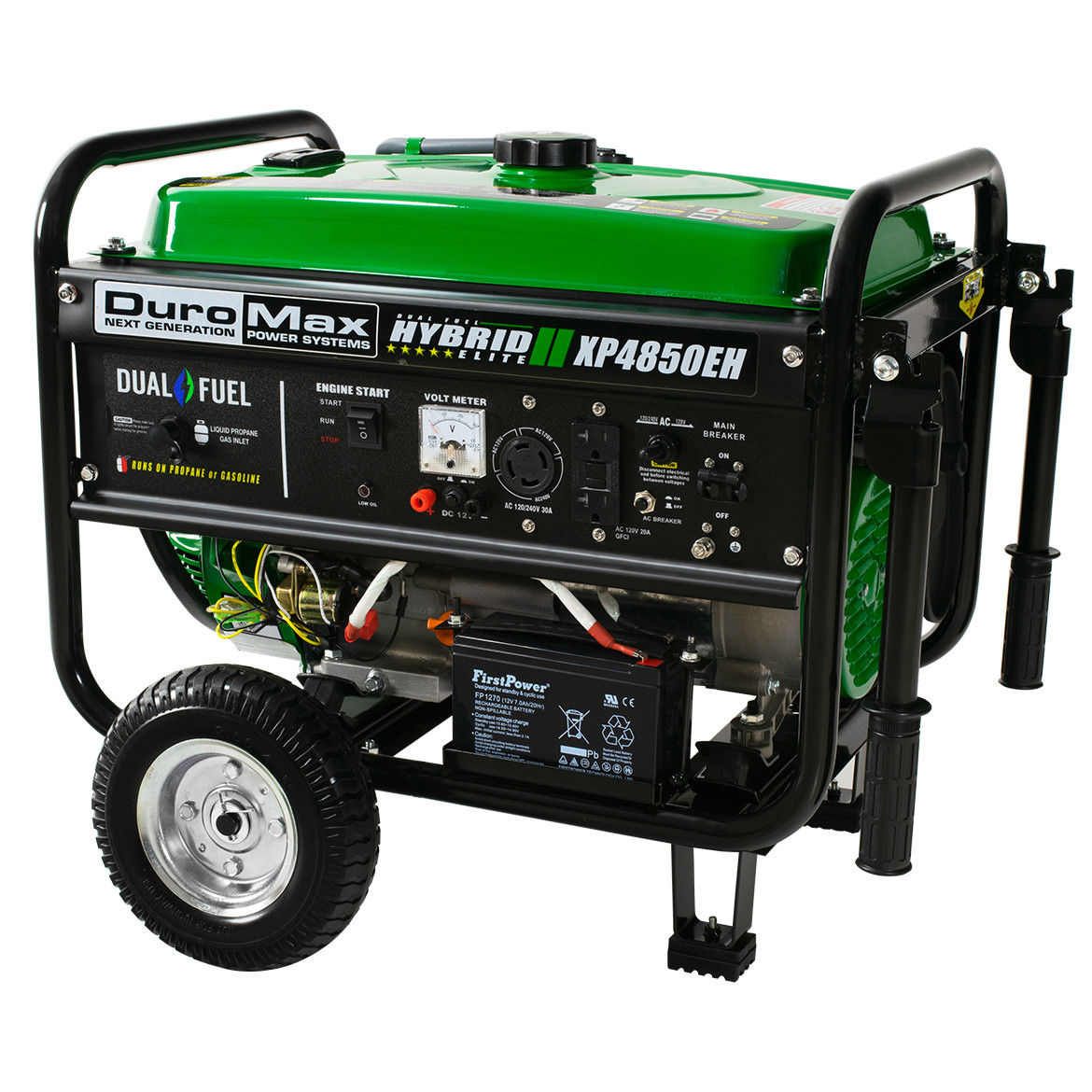 DuroMax Hybrid Portable Dual Fuel Propane/Gas Camping Generator Only $254.99!