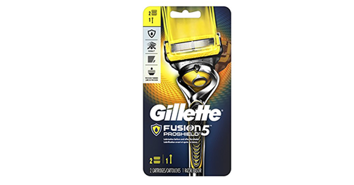 Gillette Fusion5 ProShield Men’s Razor with 2 Razor Blade Refills – Just $7.46!