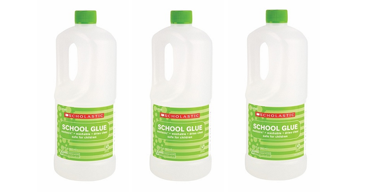Scholastic Liquid Glue (32.4oz) Only $2.99! (Great For Slime) Scholastic Liquid Glue (32.4oz) Only $2.99! (Great For Slime)