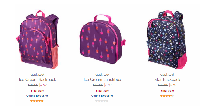 Gymboree: Kids Matching Backpacks & Lunchboxes Only $13.55 Shipped For Both!