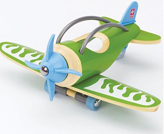 Hape e-Plane Bamboo Toddler Wooden Toy Airplane – Only $6.49! *Add-On Item*