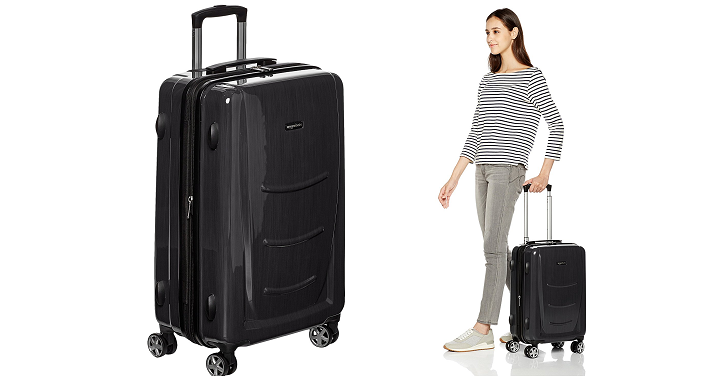 AmazonBasics Hardshell Spinner 20″ Luggage Only $29.99!