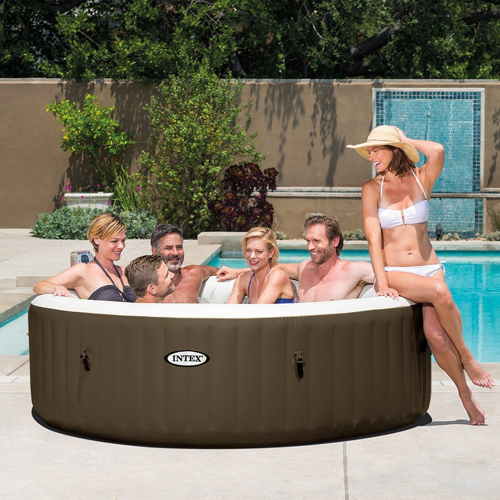 Intex Pure Spa 6 Person Portable Inflatable Bubble Jet Massage Heated Hot Tub Only $342.99 Shipped!