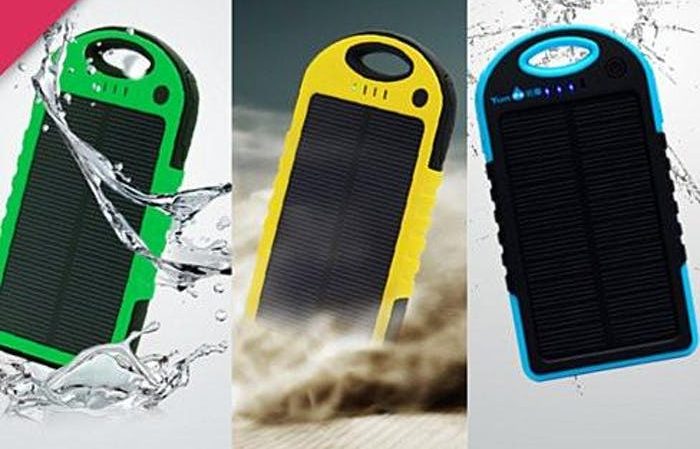 Universal 5000 mAh Solar Charger Only $14.99 + FREE Shipping!