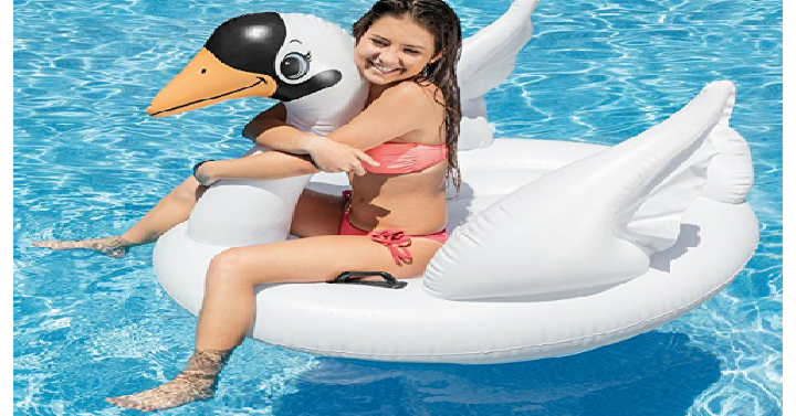 Intex Swan Inflatable Ride-On Only $11.53! (Reg. $19.99)