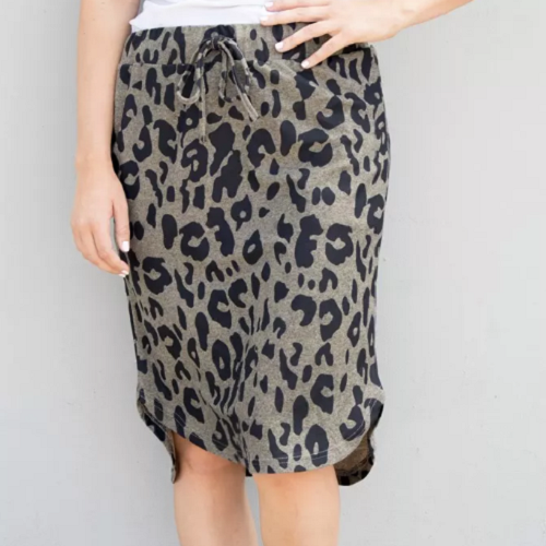 Animal Print Weekend Skirt- 3 Colors- Only $12.99! (Reg. $40)