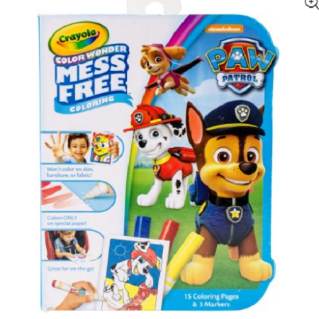 Crayola Color Wonder On The Go Coloring Kit-Paw Patrol Image 1 of 2 Crayola Color Wonder On The Go Coloring Kit-Paw Patrol Image 2 of 2 Tell us if something is incorrect Crayola Color Wonder On The Go Coloring Kit-Paw Patrol Only $3.20!