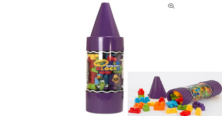 Crayola Kids @ Work 40 pc Blocks in 22″ Crayon Tube Just $4.97! (Reg. $15)