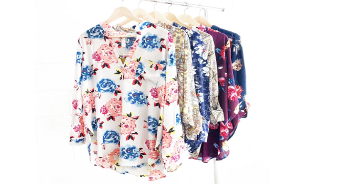 Jane: Print Blouse Collection Only $12.99! (Reg. $32.99)