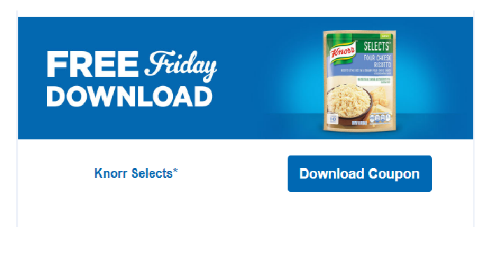 FREE Knorr Selects! Download Coupon Today, June 8th Only!