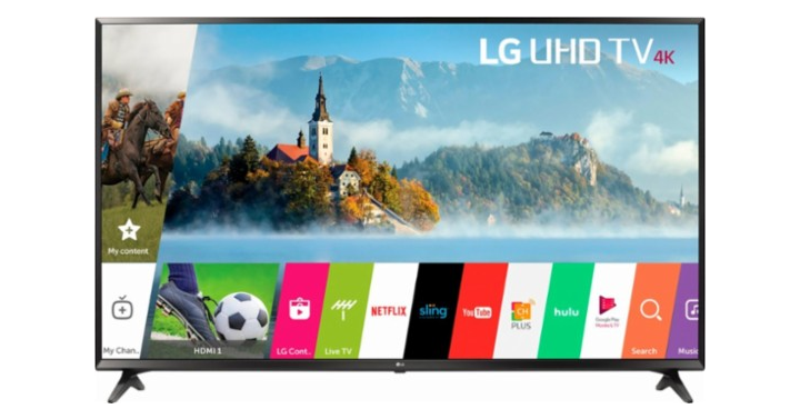 LG 43″ LED 2160p – 4K UHD TV with HDR- Just $299.99!