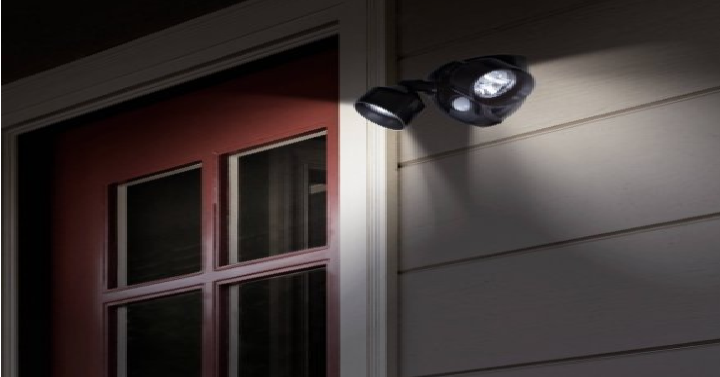 Dual Head Motion Sensor LED Wireless Security Light Only $10.79!