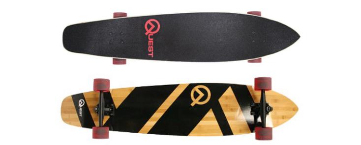 The Quest Super Cruiser Longboard Skateboard – Only $39.93 Shipped!