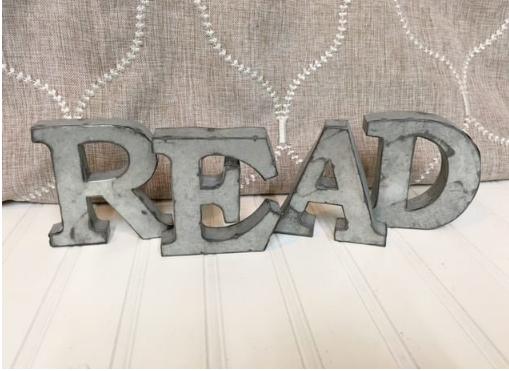 Small Rustic Metal Letters – Only $3.99!