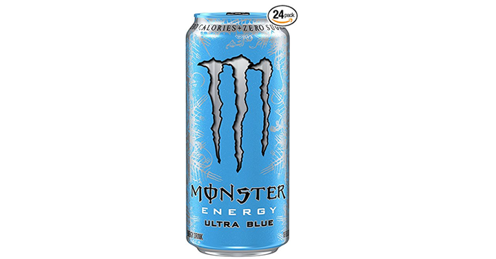 Monster Energy, Ultra Blue, 16 Ounce – Pack of 24 – Just $31.84!