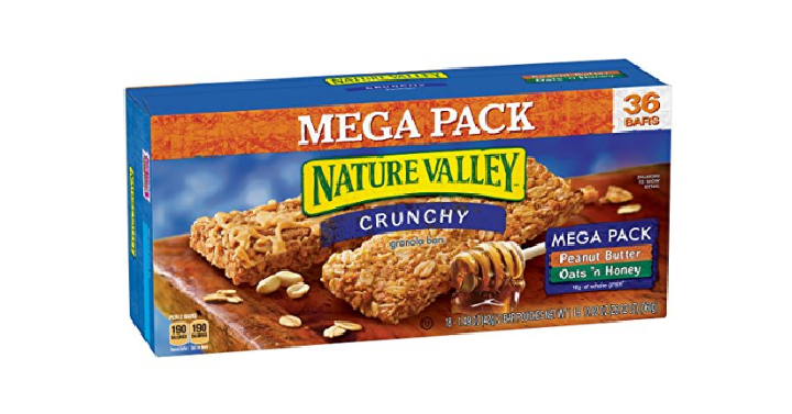 Nature Valley Peanut Butter and Oats ‘n Honey, 36 Bars Only $5.58 Shipped!