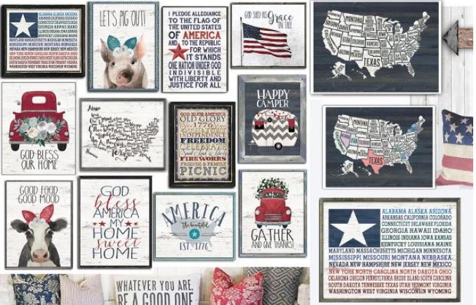 Rustic USA Summer Print Blowout! Only $2.97 for Each Print!