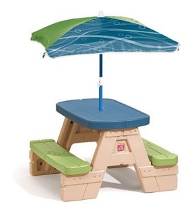 Step2 Sit and Play Kids Picnic Table With Umbrella $39!
