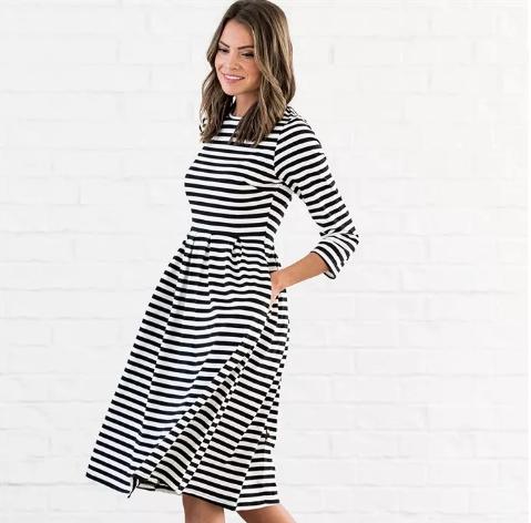 Mariam Mid Pleat Dress – Only $19.99!