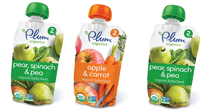 Plum Organics Stage 2, Organic Baby Food (Pack of 12) Only $8.42 Shipped!