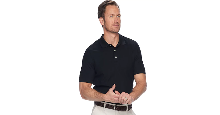 Kohl’s 30% Off! Earn Kohl’s Cash! Stack Codes! FREE Shipping! Men’s Croft & Barrow Classic-Fit Easy-Care Pique Performance Polo – Just $5.82!