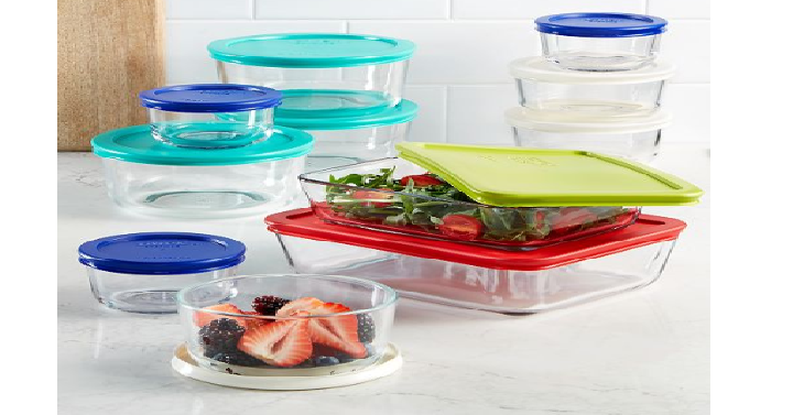 Pyrex 22 Piece Food Storage Container Set Only $31.99! (Reg. $80)