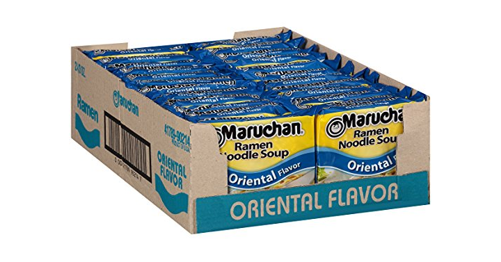 Maruchan Flavor Ramen Noodles, Oriental, 3 Ounce (Pack of 24) – Just $4.15!