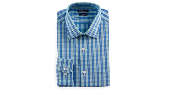 LAST DAY! Kohl’s 30% Off! Earn Kohl’s Cash! Stack Codes! FREE Shipping! Men’s Croft & Barrow Regular-Fit Patterned Easy-Care Spread-Collar Dress Shirt – Just $5.82!