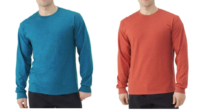 Fruit of the Loom Men’s Long Sleeve Crew T Shirts Only $3.96! 11 Colors to Choose From!