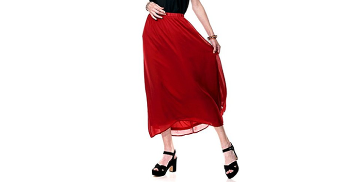 Boho Women’s Summer Cool Lightweight Maxi Long Skirt – Just $11.00!
