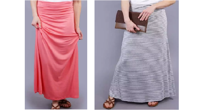Women’s Maxi Skirt Only $12.99 Shipped! 22 Colors to Choose From!
