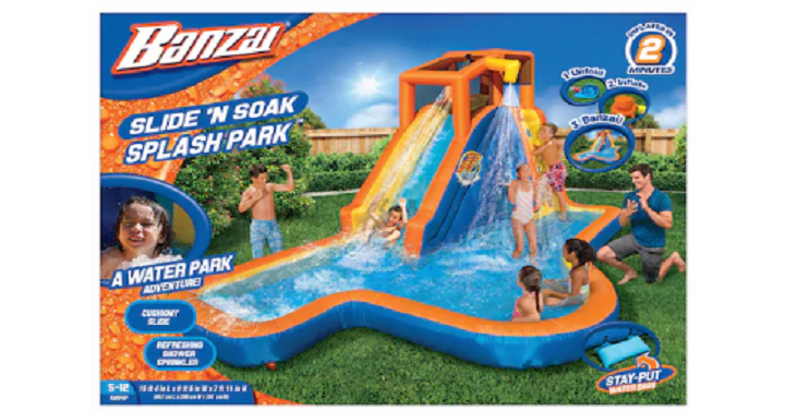 Kohl’s: Banzai Slide ‘N Soak Splash Park – Just $302.39! Plus earn $60 in Kohl’s Cash & $45 in Yes2You Points!!
